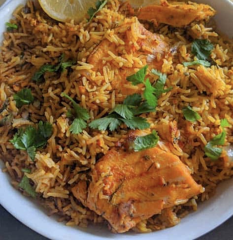 Salmon BIryani